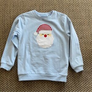 Trotter Street Kids Christmas Santa Applique Sweatshirt 7
